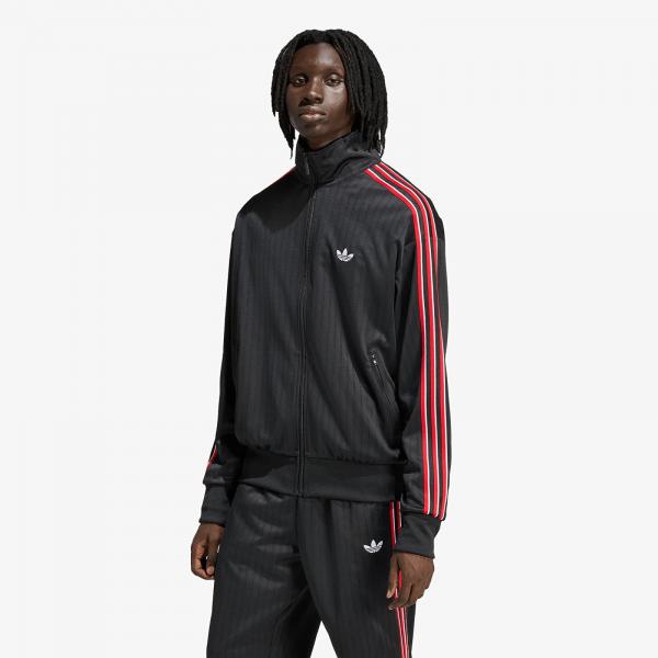 Mikina adidas Firebird Loose Pinstripes Track Top Black S