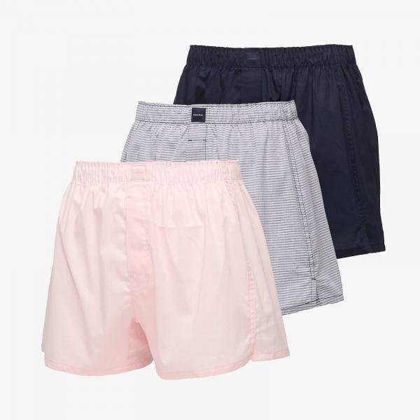 Boxerky Calvin Klein Boxer Trad 3-Pack Pink XL