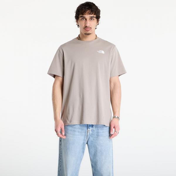 Tričko The North Face Evolution Box Nse Short Sleeve Tee Stone Slab M