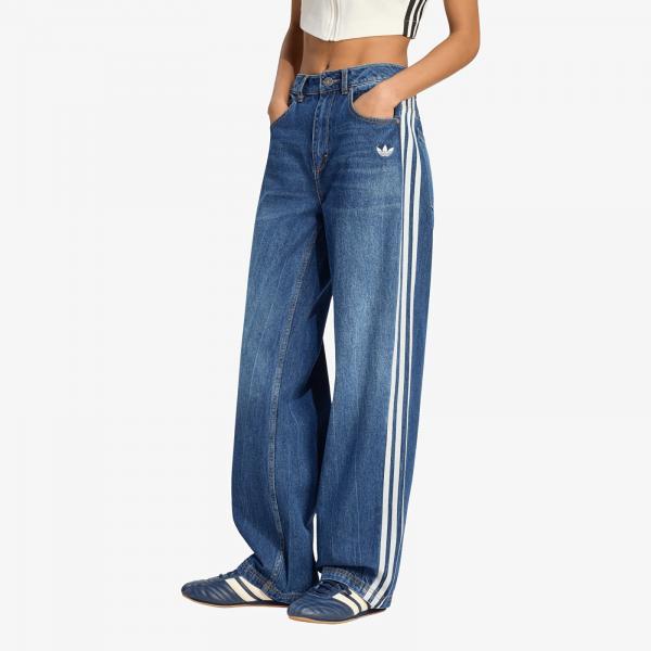Kalhoty adidas Vintage Dad Jeans Indigo Denim W26/L30