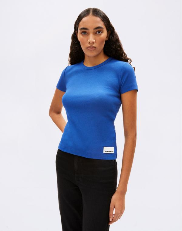 Tričko Armedangels Kardaa 2142 dynamo blue