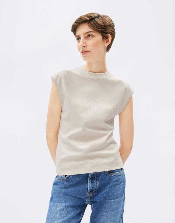 Armedangels Un-wasted Top 3483 undyed-cinnamon dust XS
