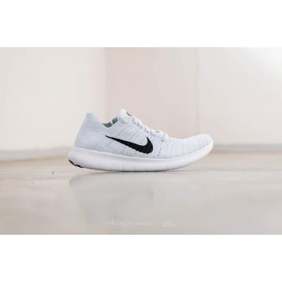 Nike Wmns Free Runner Flyknit White/ Black-Pure Platinum