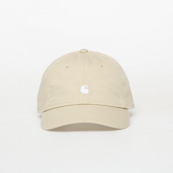 Kšiltovka Carhartt WIP Madison Logo Cap Stone/ White Universal