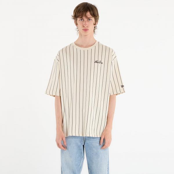 Tričko New Era Pinstripe Os Tee UNISEX Light Cream L