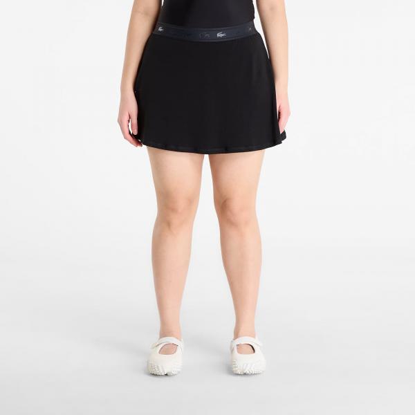Sukně LACOSTE Skirt Black/ Black 36