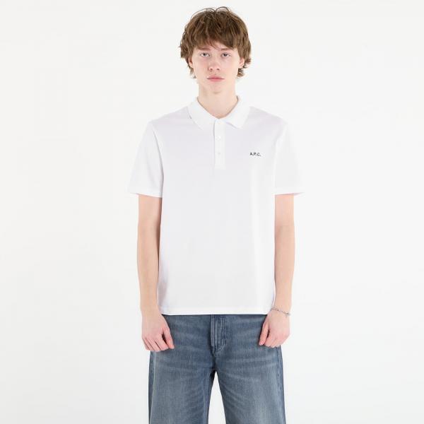 Tričko A.P.C. Standard Polo Shirt White L
