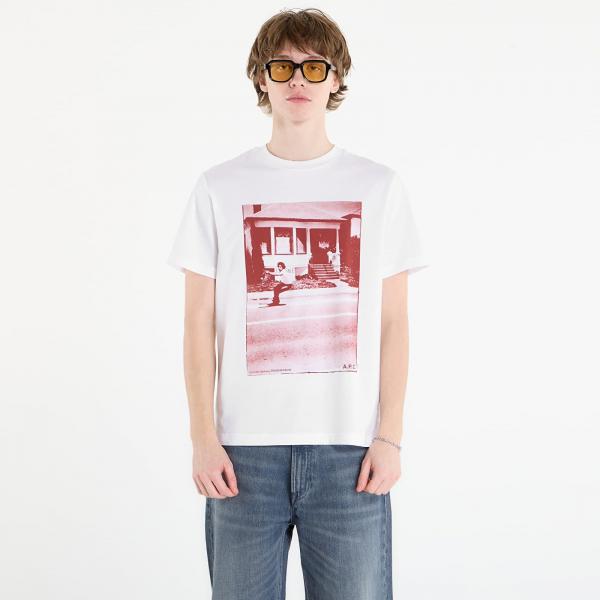Tričko A.P.C. California Mc T-Shirt Brown XL