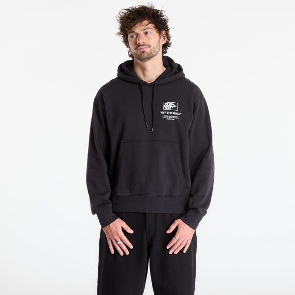Mikina Vans Stacked Hi Pullover Black/ White M