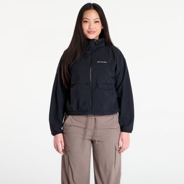 Bunda Columbia Spire Valley™ Cropped Hooded Windbreaker Black M