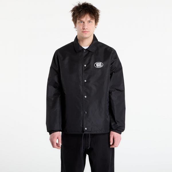 Bunda Vans Torrey Nylon Coaches Jacket Black/ White L
