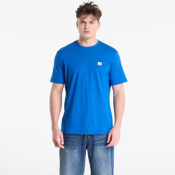 Tričko Calvin Klein Jeans Ss Badge 30S Jersey Classic Tee Classic Blue M