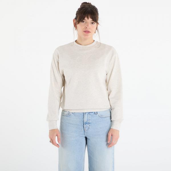 Mikina Calvin Klein Jeans Ls Embossed Monologo Terry Crewneck ? M