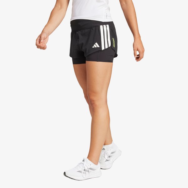Šortky adidas Adizero Running 2-In-1 Gel Pocket Shorts Black XS