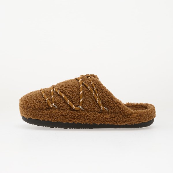 Boty Moon Boot Teddy Slipper Cognac 36