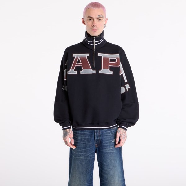 Mikina Napapijri x PDF French Terry Sweatshirt Black L