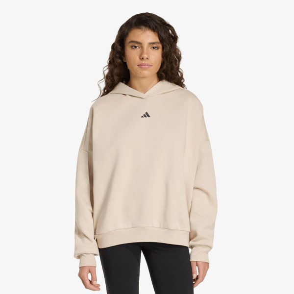 Mikina adidas 3 Stripes Studio Hoodie Crystal Linen L