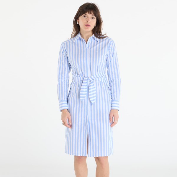 Šaty Calvin Klein Jeans Yarndye Cotton Poplin Shirtdress ? XS