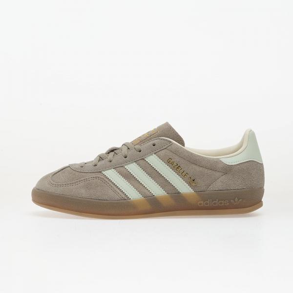 Tenisky adidas Gazelle Indoor W Silver Pebble/ Linen Green/ Gum5 EUR 36