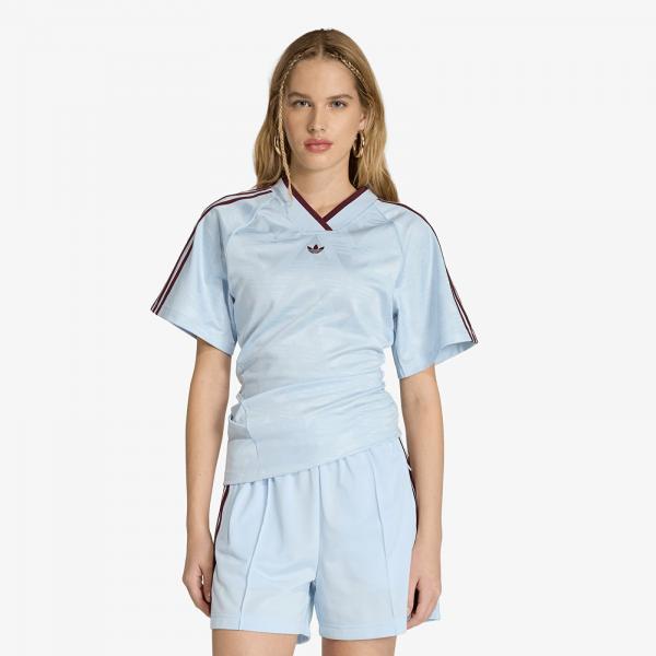 Dres adidas Rouched Football Jersey Crystal Sky L
