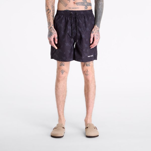 Plavky Daily Paper Irregular Monogram Swimshorts Black S