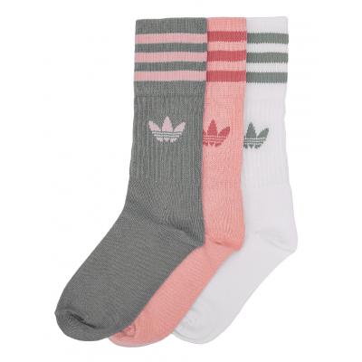 Ponožky Adidas Originals Pastel Crew White - Bluegrass - Vapour Pink