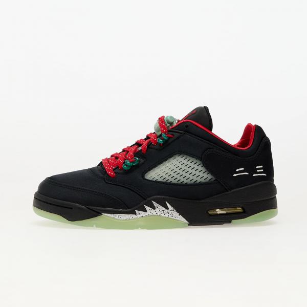 Tenisky Air Jordan 5 Retro Low SP Black/ Classic Jade-Fire Red EUR 36