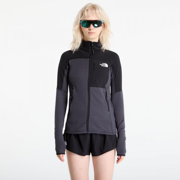 Mikina The North Face Polartec Powergrid Stormgap Jacket Asphalt Grey/ TNF Black XS