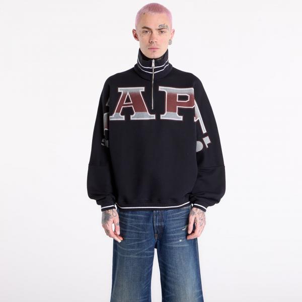 Mikina Napapijri x PDF French Terry Sweatshirt Black M