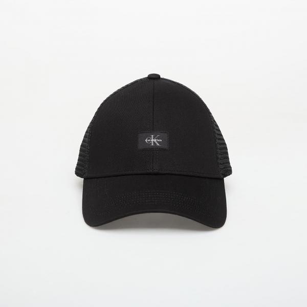 Kšiltovka Calvin Klein Monologo Woven Patch Trucker Black Universal
