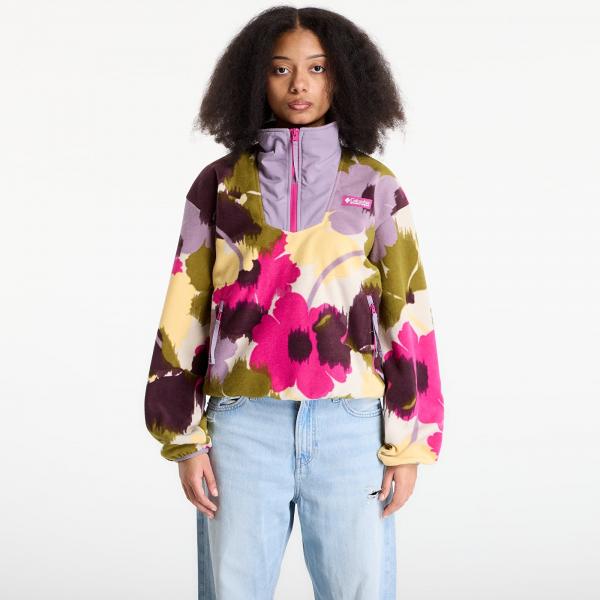 Mikina Columbia Sequoia Grove™ Half Zip Fleece With Print Fuchsia/ Ikatbloom M
