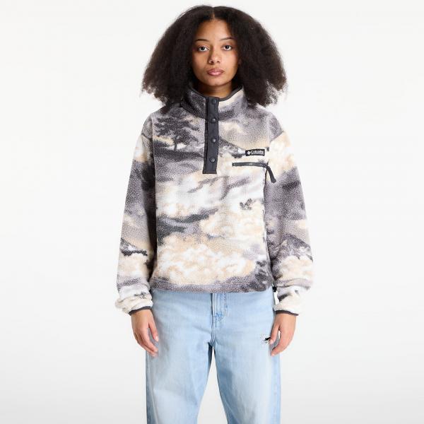 Bunda Columbia Helvetia™ II Cropped Sherpa Half Snap Fleece With Print Shark/ Dreaming M