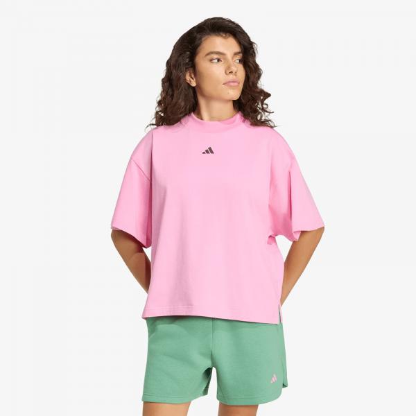 Tričko adidas 3-Stripes Studio T-Shirt St Tropic Bloom M