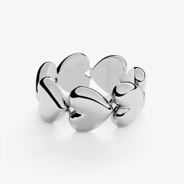 Prsten FURIOSA® Heart Attack Ring Silver M