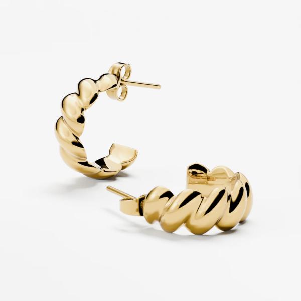 Náušnice FURIOSA® Croissant Earrings Gold Universal