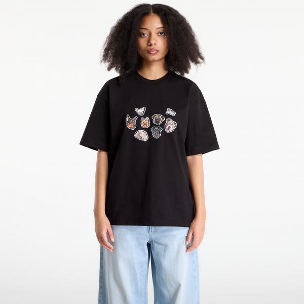 Tričko Patta Dogs T-Shirt UNISEX Black S