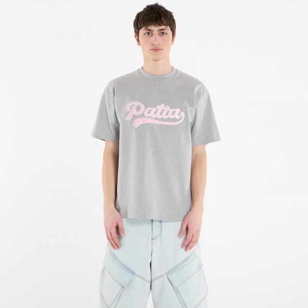 Tričko Patta Logo Tail T-Shirt UNISEX Grey Heather S