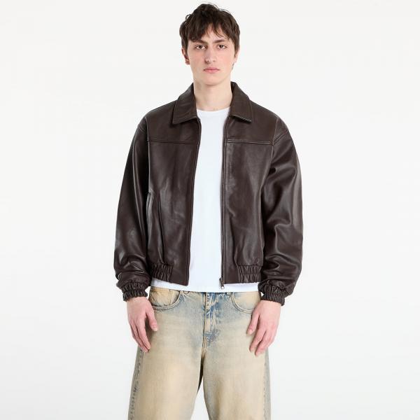 Bunda Patta Leather Bomber Jacket UNISEX Coffee Bean L