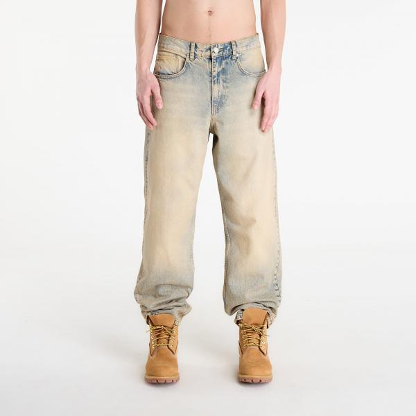 Džíny Patta Dirty Whiskers Denim Pants Sandwashed Light Blue Denim 36
