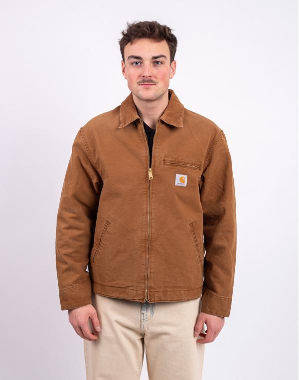 Carhartt WIP Detroit Jacket Hamilton Brown/Hamilton stone canvas S
