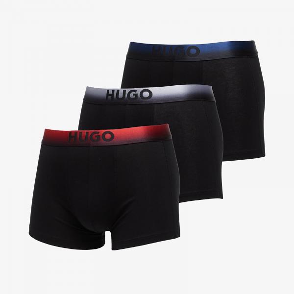 Boxerky Hugo Boss Trunk 3-Pack Spray Excalibur Grey XL