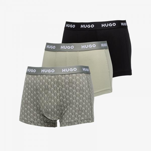 Boxerky Hugo Boss Trunk 3-Pack Design Black S