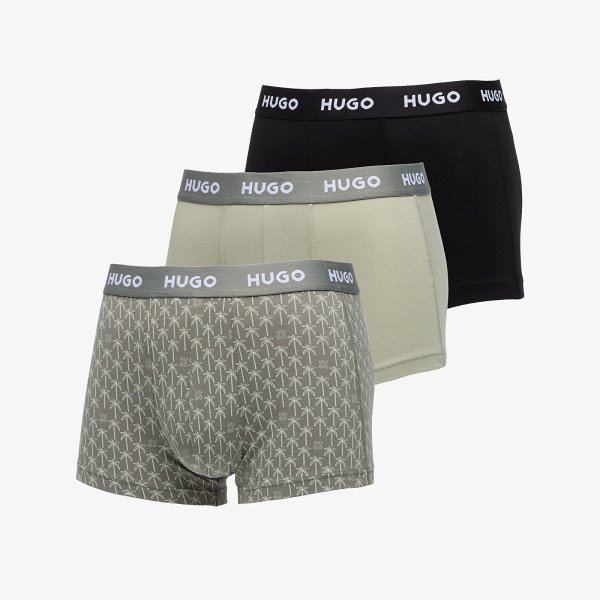 Boxerky Hugo Boss Trunk 3-Pack Design Black M