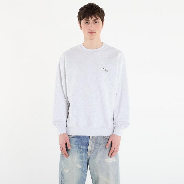 Mikina OBEY Paper Rose Heather Grey M
