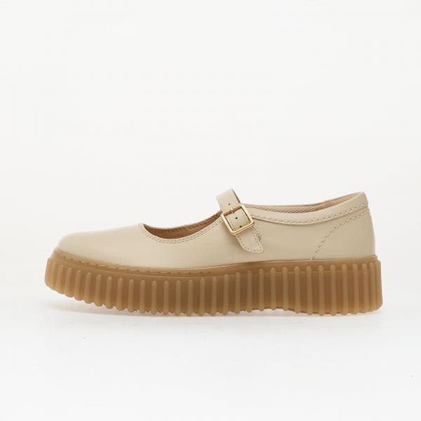 Tenisky Clarks Torhill Jane Cream Leather EUR 40