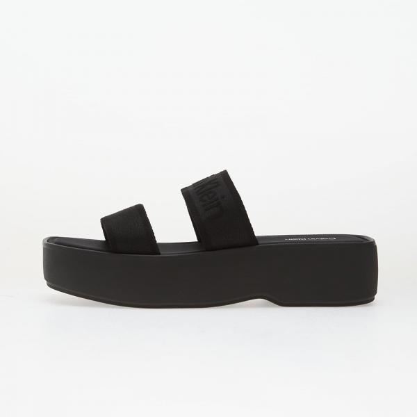 Calvin Klein Flatform Sandal Webbin Black 39