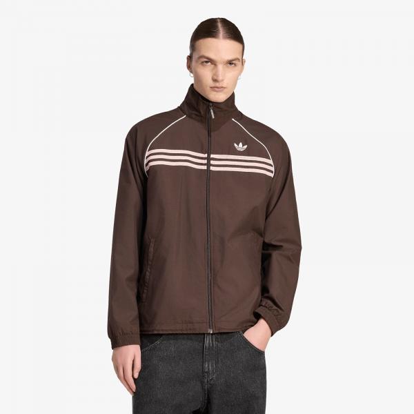 Mikina adidas Chest Stripes Track Top Aurora Coffee XXL