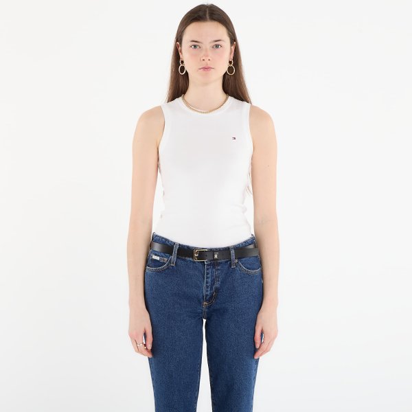 Tílko Tommy Hilfiger Slim Cody C-Nk Tank Top White XS