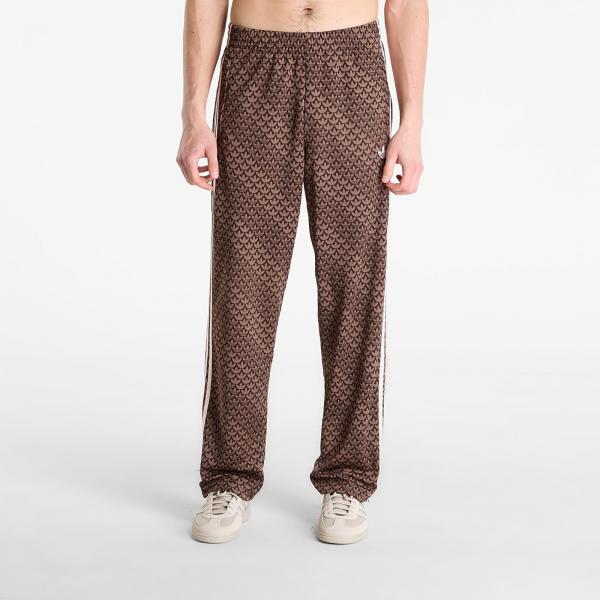 Tepláky adidas Firebird Loose Monogram Track Tracksuit Bottoms Aurora Coffee/ Earth Strata/ Sandy Pink M