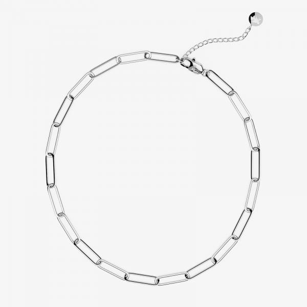 Náhrdelník FURIOSA® Paperclip Fire Chain - 40+5 cm Silver Universal